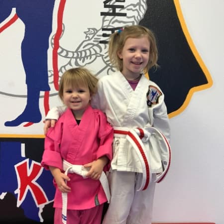 West Texas Karate kids class training together
